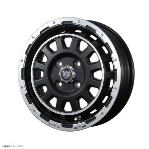 BLEST Bahns Tech S10-DP 15インチ 4.5J +45 4-100 グロスブラック 4本