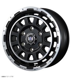 BLEST Bahns Tech DH-Stream 15インチ 6.0J +45 6-139.7 セミグロス