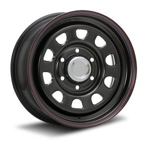 MLJ デイトナ SS 16インチ 7.0J +38 6-139.7 ブラック（レッド/ブルーライン） 4本で送料無料 DAYTONA SS