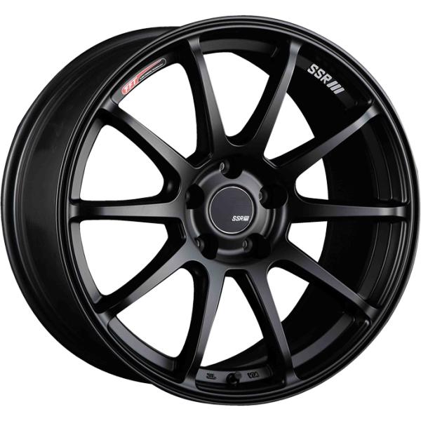 SSR GTV02 19インチ 8.5J +38 5-114.3 フラットブラック 4本で送料無料 ...