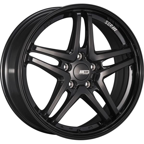 SSR GTV06 18インチ 8.0J +35 5-114.3 グロスブラック 4本で送料無料  ...