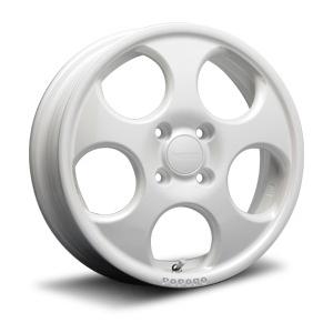 MLJ デイトナ SS 14インチ 5.0J +42 4-100 オールホワイト 4本で