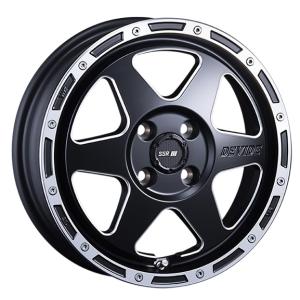 SSR DEVIDE TR-6 14インチ 4.5J +43 4-100 フラットブラックポリッシュ 4本で送料無料 SSR ディバイド TR6 1本｜handelondemand2