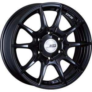 SSR DEVIDE X01H 17インチ 6.5J +38 6-139.7 グロスブラック 4本で...