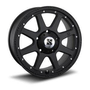 MLJ エクストリームJ 18インチ 8.0J +50 5-150 フラットブラック 4本で 