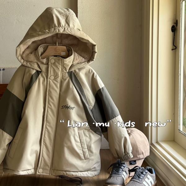 ジャケット キッズ 男の子 女の子 アウター フード付き 長袖 秋 冬 秋服 冬服 子ども服 子供服...