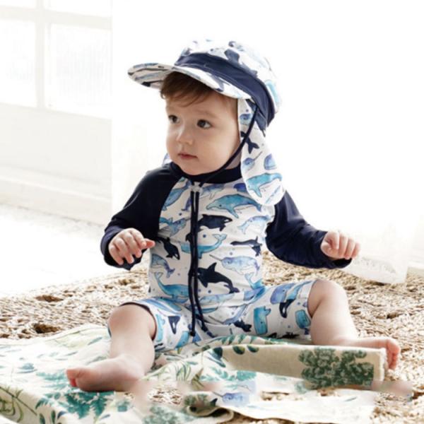 ベビー水着 水着 男の子 可愛い 夏 キッズ ベビー 赤ちゃん ビキニ ジュニア ロンパース　ロンパ...