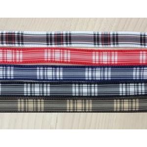 タータンチェックリボン 日本製　12mm巾 全5色 No.108-12