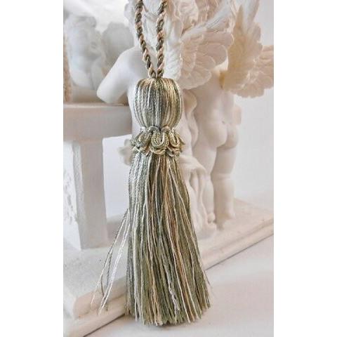 スモールカラータッセル 80mm グリーンティー 14 日本製 No.TR9682-14 みどり系