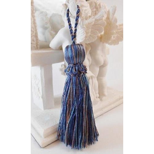 スモールカラータッセル 80mm ネイビー 63 日本製 No.TR9682-63　紺