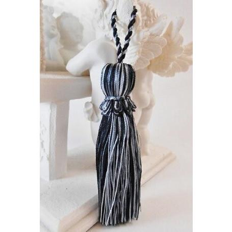 スモールカラータッセル 80mm ブラック 9 日本製 No.TR9682-9 黒