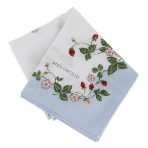 WEDGWOOD（ウェッジウッド） 大判 レース 大判 タオルハンカチ（約28cm