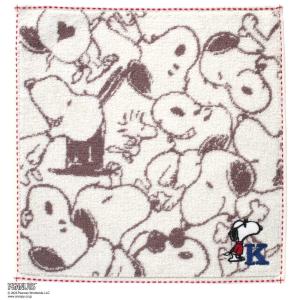 スヌーピー イニシャル タオルハンカチ 003...の詳細画像3