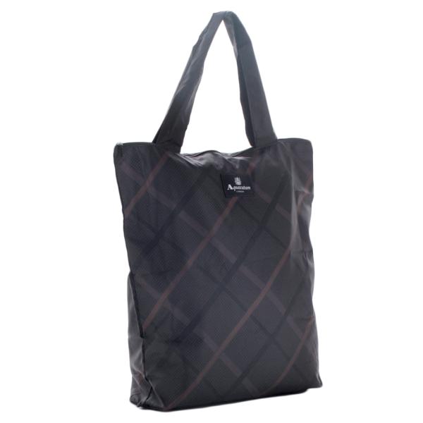 アクアスキュータムメンズ　ファスナー付きエコバッグ/マイバッグ リプリーブシリーズ 0002 ブラッ...