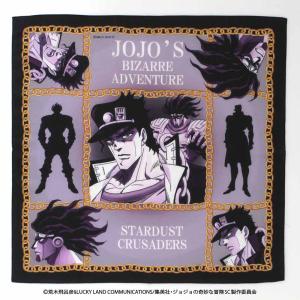 【SALE ￥2200→￥990】55％OFF！ ジョジョの奇妙な冒険　スターダストクルセイダース　プリントハンカチ　空条承太郎/スタープラチナ