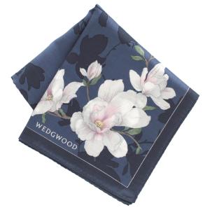 WEDGWOOD（ウェッジウッド） 大判 綿シルクハンカチ（58cm