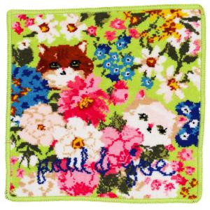 PEANUTS スヌーピー シェニール織 タオルハンカチ（約23cm) 0003