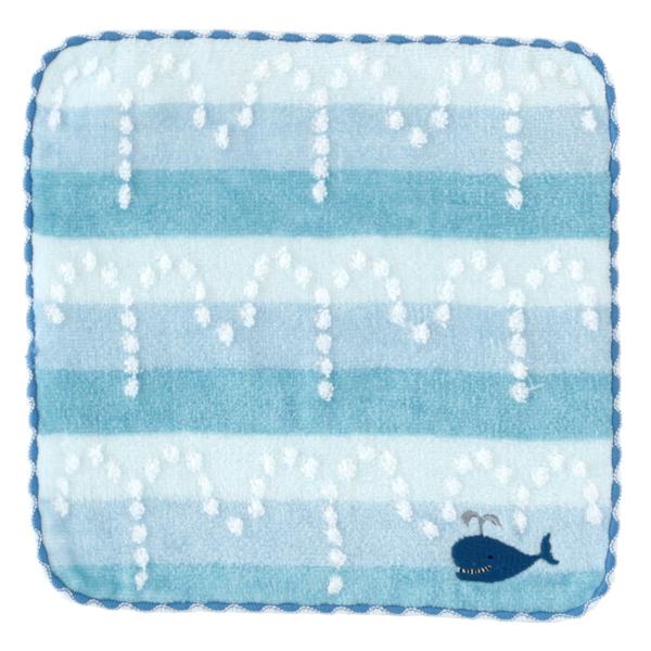 くじら　ブルーミーズ タオルハンカチ