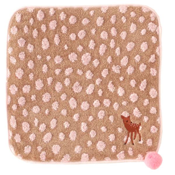 小鹿　ブルーミーズ　タオルハンカチ