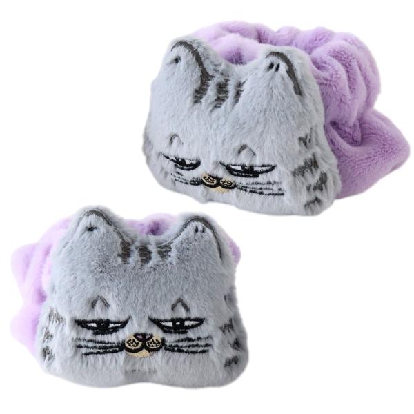 ねこに転生したおじさん　アームバンド　ガンちゃん　パープル