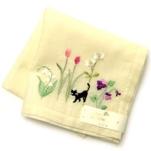 ベトナム手刺繍ハンカチ 絵本シリーズ オズの魔法使い 7509 ホワイト