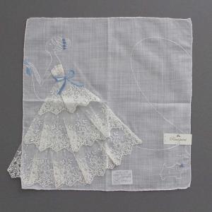 ベトナム手刺繍ハンカチ ブライダル 7203 ホワイト 新郎 | ブライダル