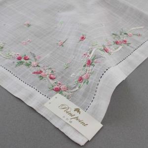 ベトナム手刺繍ハンカチ ブライダル 7203 ホワイト 新郎 | ブライダル