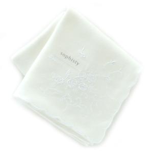 ベトナム手刺繍ハンカチ ブライダル 7202 ホワイト 新婦 | ブライダル