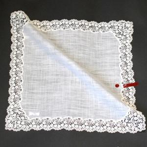 汕頭手刺繍 ハンカチ 7513 | ブライダル 結婚式 フォーマル