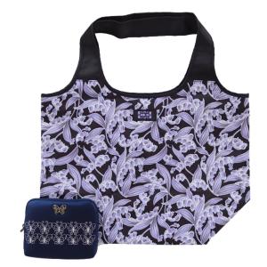【SALE ￥4,730→￥2,200】53％OFF！　アナ スイ LILY OF THE VALLEYエコバッグ（ケース付） 2201 パープル