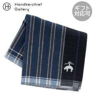 爆買　ブルックス ブラザーズ　ガーゼハンカチ　ストライプ　ブルー｜ハンカチーフギャラリーYahoo!店