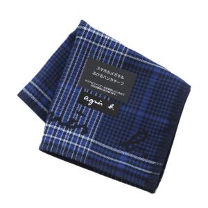 アニエスベー メンズ スマホ拭き ネイビー