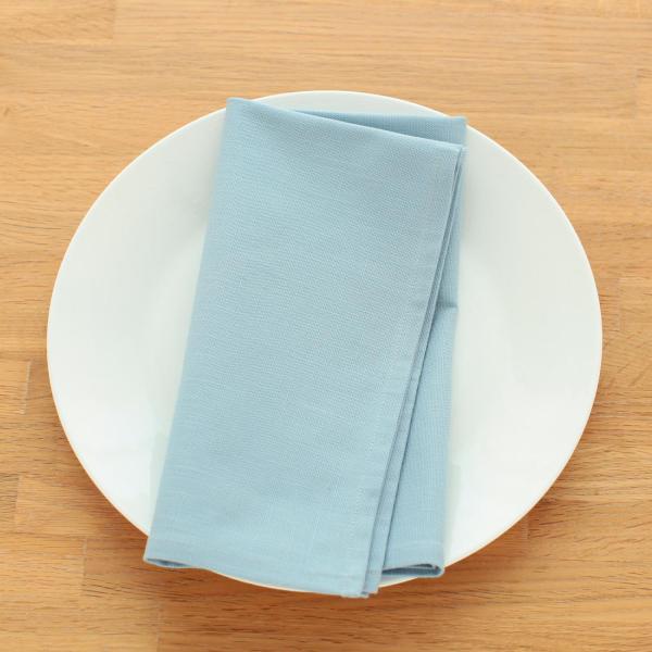 【SALE ￥1100→￥550】50％OFF！ テーブルナプキン  シャーベット（水色） 50×5...