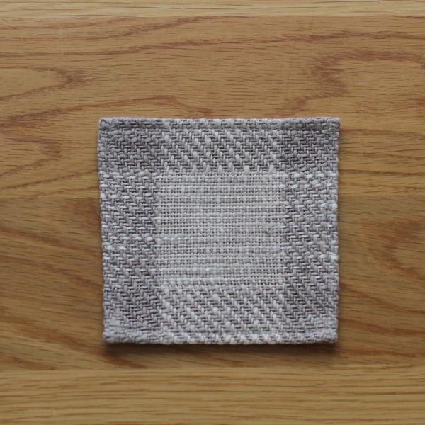 【SALE ￥385→￥165】57％OFF！　コースター　Ｋｙｏｎｏ　ミックス　象牙　11×11c...