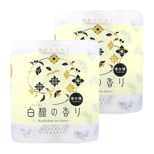 四国特紙 トイレットペーパー 白檀の香り ダブル 8ロール（4ロール×2袋）まとめ買い