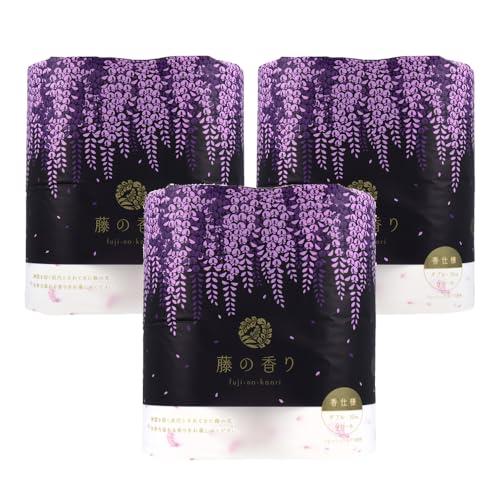 四国特紙 トイレットペーパー 藤の香り ダブル 12ロール（4ロール×3袋）まとめ買い