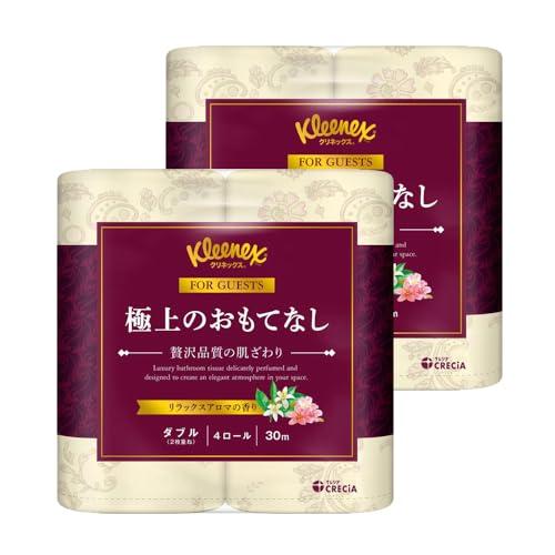 クリネックス 極上のおもてなし トイレッペーパー 8ロール（4ロール×2袋）まとめ買い