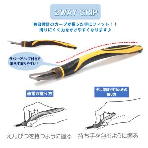 彫刻刀セット 小学生 小学校 女の子 安全ガー...の詳細画像2