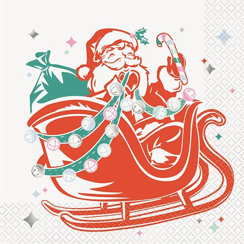 ユニーク　LPブライトサンタ／8入　U85472　8枚入 ハンズ