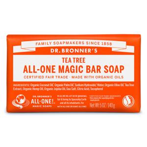 ドクターブロナー（DR.BRONNER’S）　マジックソープバー　ティートゥリー　140g ハンズ｜hands-net
