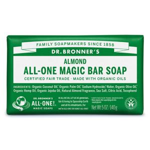 ドクターブロナー（DR.BRONNER’S）　マジックソープバー　アーモンド　140g ハンズ｜hands-net