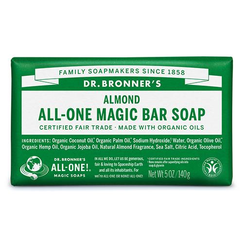 ドクターブロナー（DR.BRONNER’S）　マジックソープバー　アーモンド　140g ハンズ