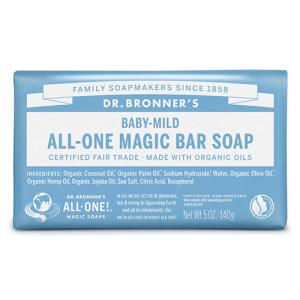 ドクターブロナー（DR.BRONNER’S）　マジックソープバー　ベビーマイルド　140g ハンズ｜hands-net