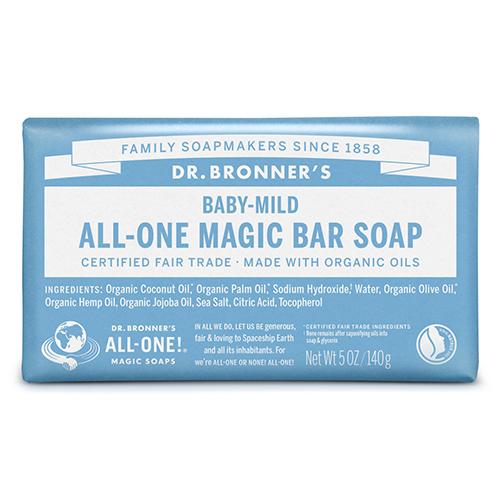 ドクターブロナー（DR.BRONNER’S）　マジックソープバー　ベビーマイルド　140g ハンズ