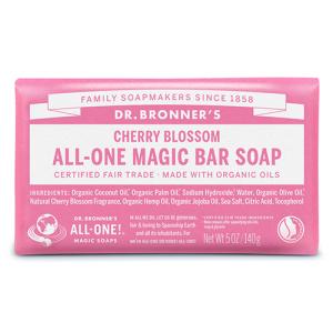 ドクターブロナー（DR.BRONNER’S）　マジックソープバー　チェリーブロッサム　140g ハンズ｜hands-net