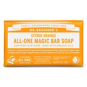ドクターブロナー（DR.BRONNER’S）　マジックソープバー　シトラスオレンジ　140g ハンズ｜hands-net