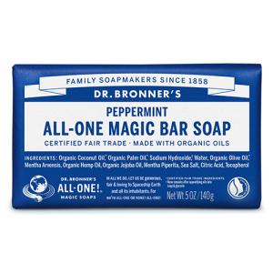 ドクターブロナー（DR.BRONNER’S）　マジックソープバー　ペパーミント　140g ハンズ｜hands-net