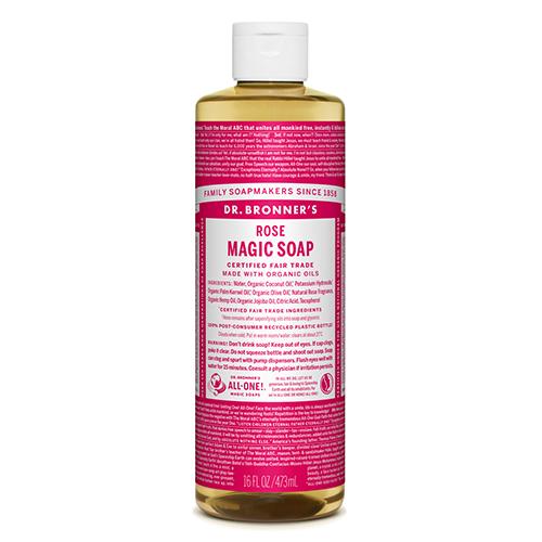 ドクターブロナー（DR.BRONNER’S）　マジックソープ　ローズ　M　473mL ハンズ