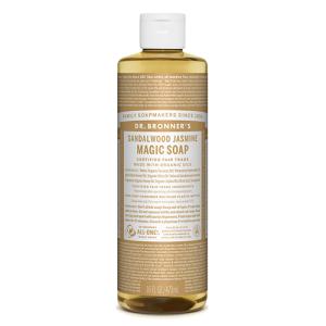 ドクターブロナー（DR.BRONNER’S）　マジックソープ　サンダルウッド＆ジャスミン　M　473mL ハンズ｜hands-net