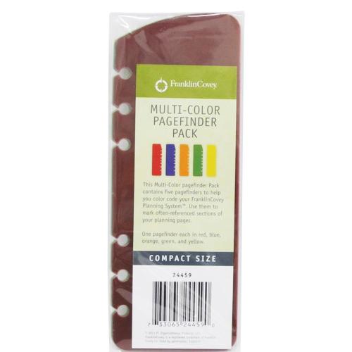 フランクリン・コヴィ　マルチカラー・ページファインダー　コンパクトサイズ　24459 ハンズ